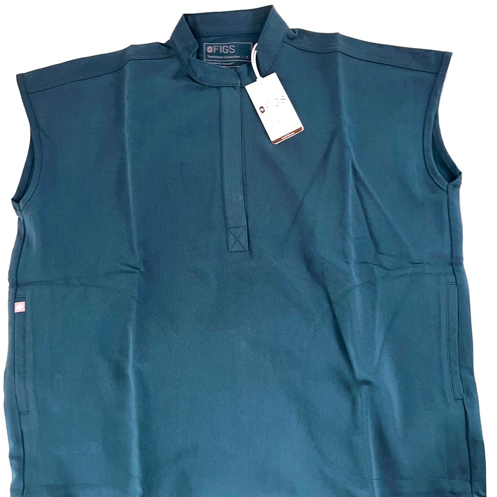 Figs Rafaela top Caribbean blue size small